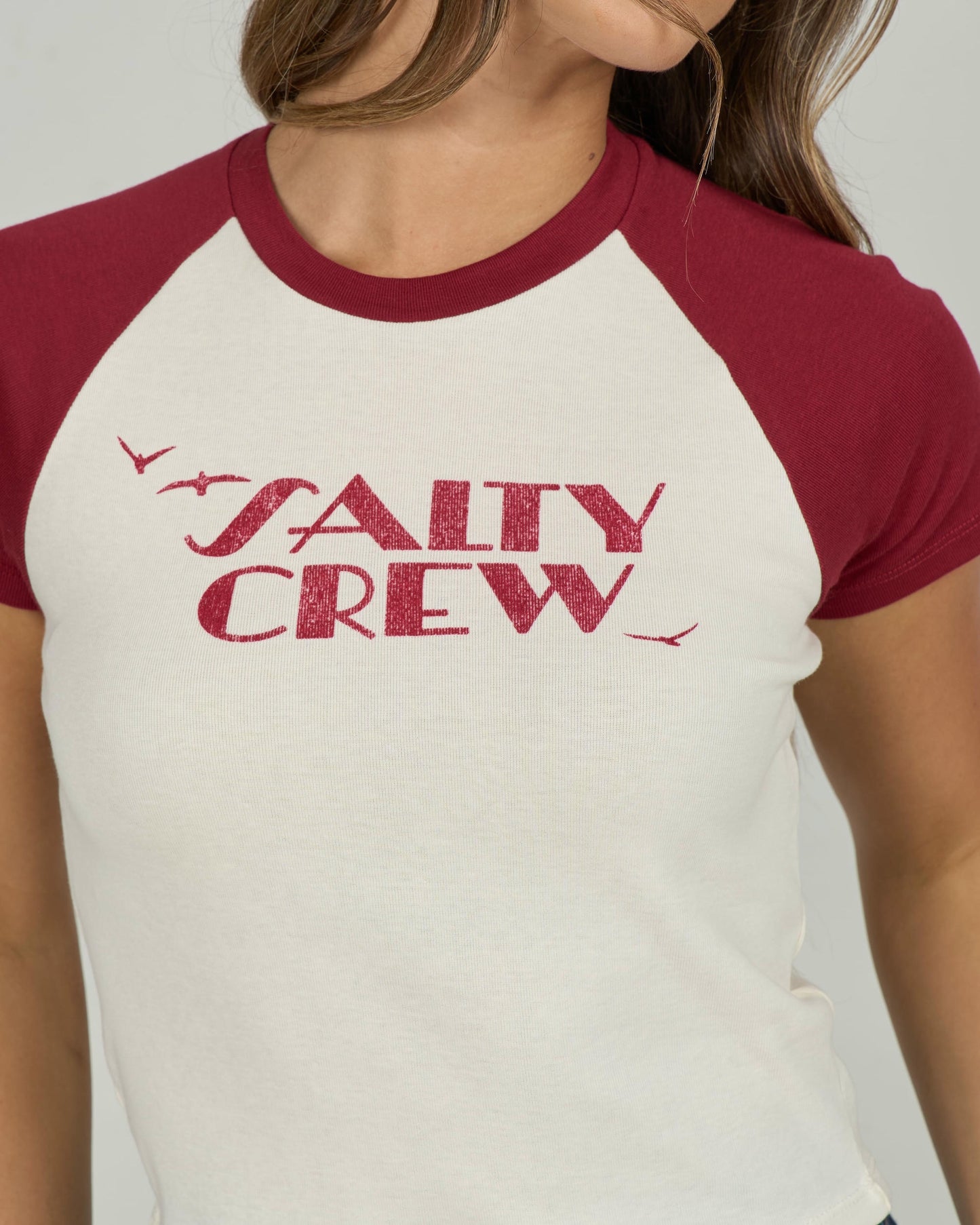 Sailors Delight Raglan Tee - Plum