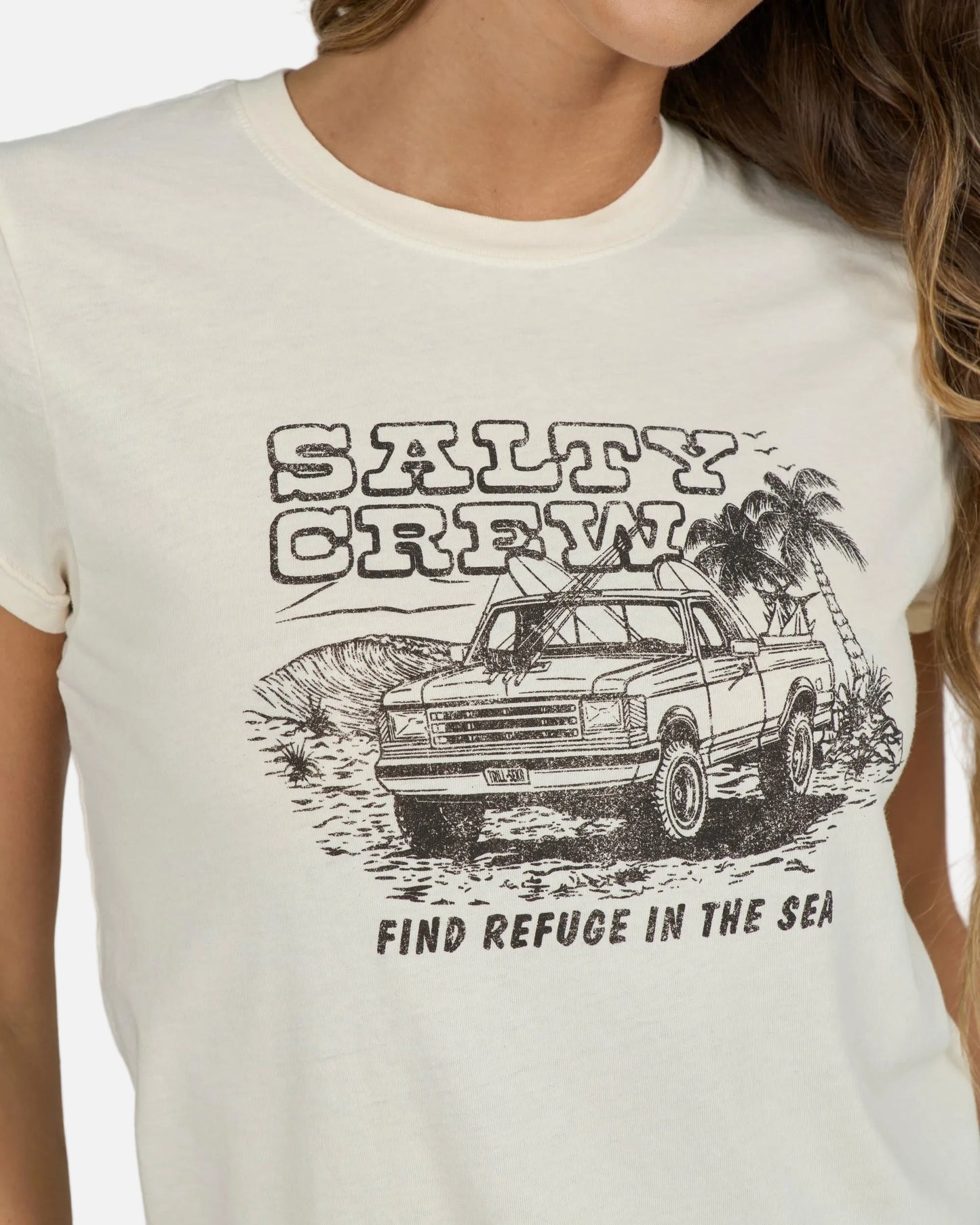 Truck Stop Modern Tee - Off White