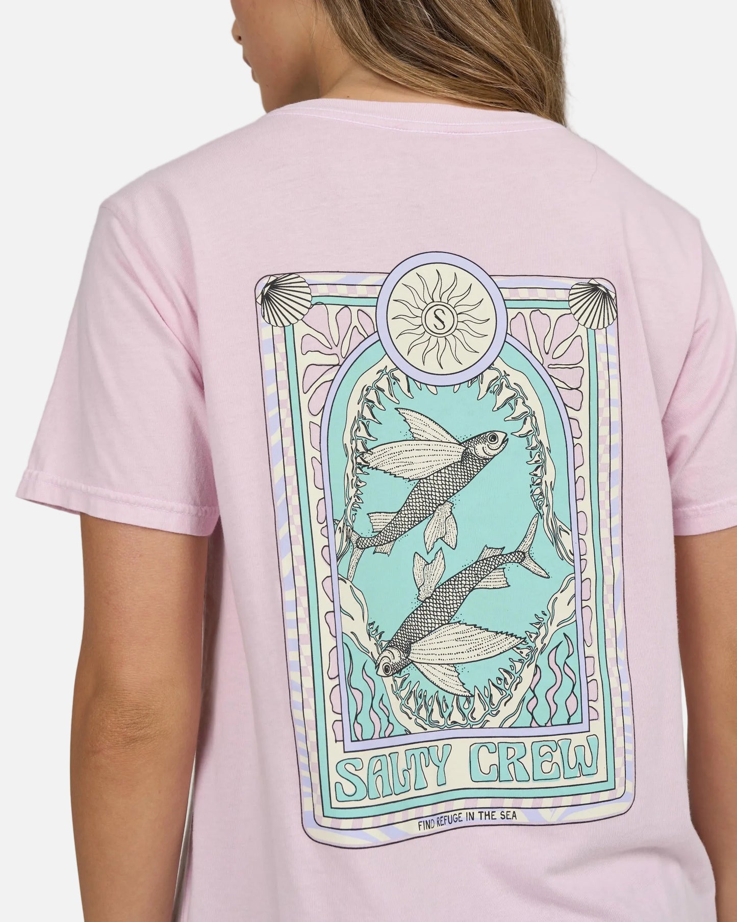 Zodiac B.f. Tee - Pink Skies