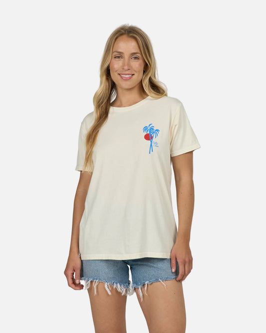 Geo Palm B.f. Tee - Off White