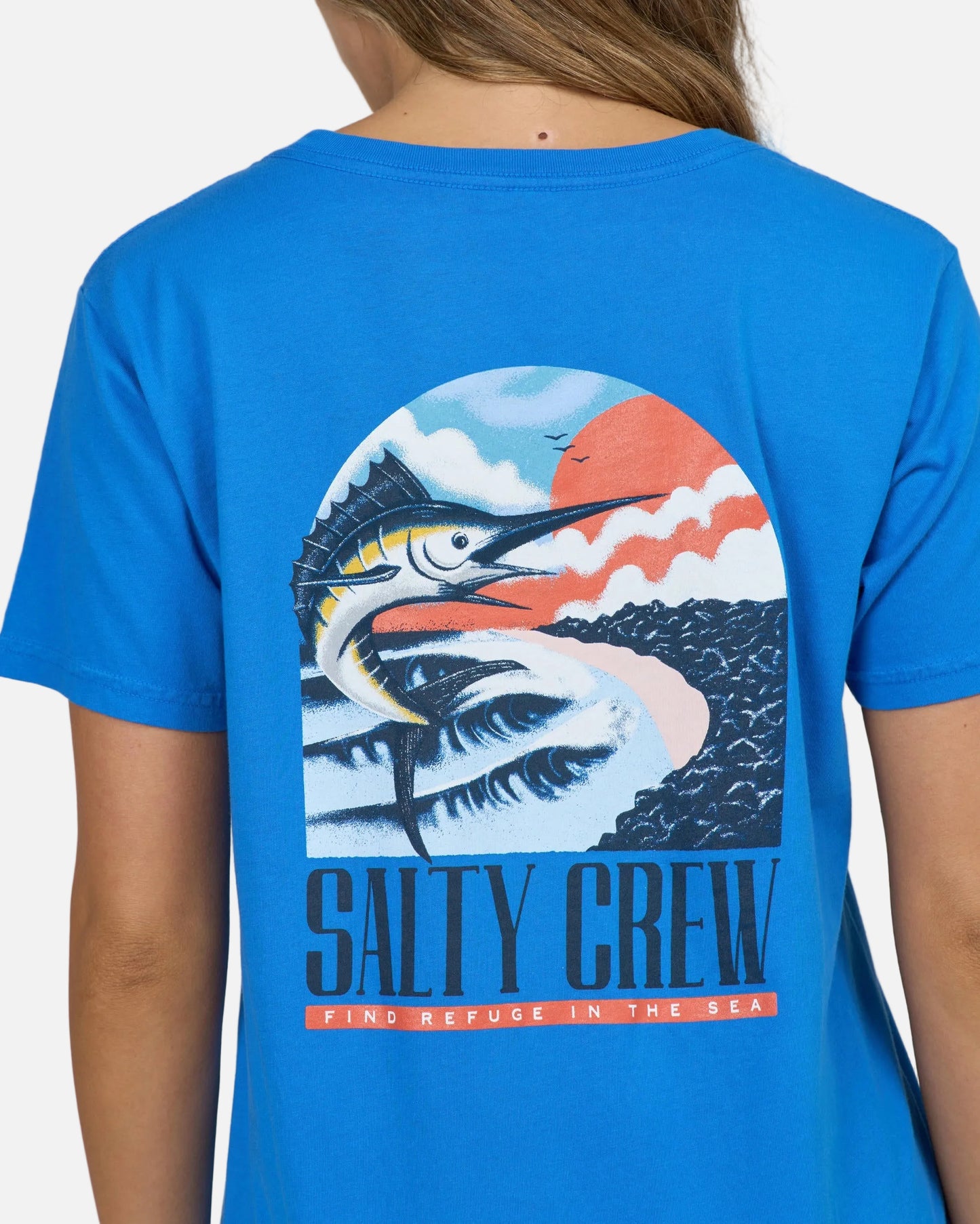 Marlin Paradise B.f. Tee - Bold Blue