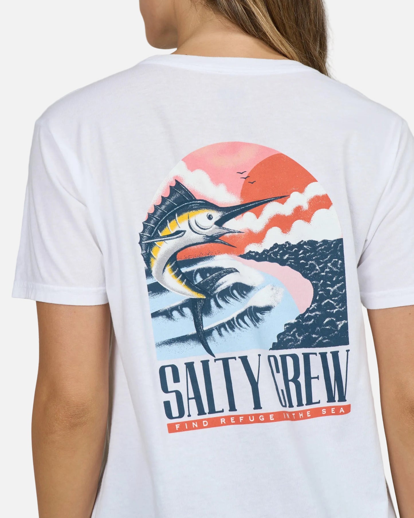 Marlin Paradise B.f. Tee - White