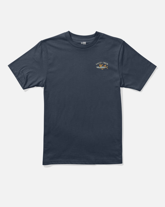 Fly Home Ss Tee Kids - Navy