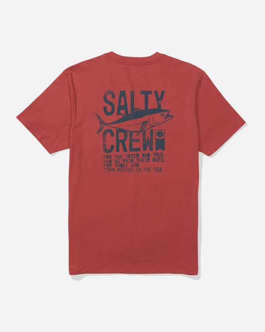 Tried And True Ss Tee - Washed Red