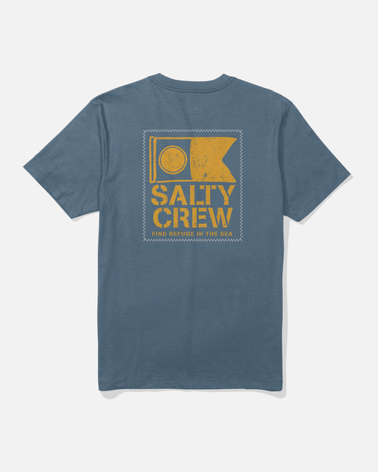 Stitched Ss Tee - Slate
