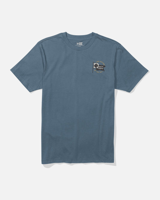 Wavey Ss Tee - Slate