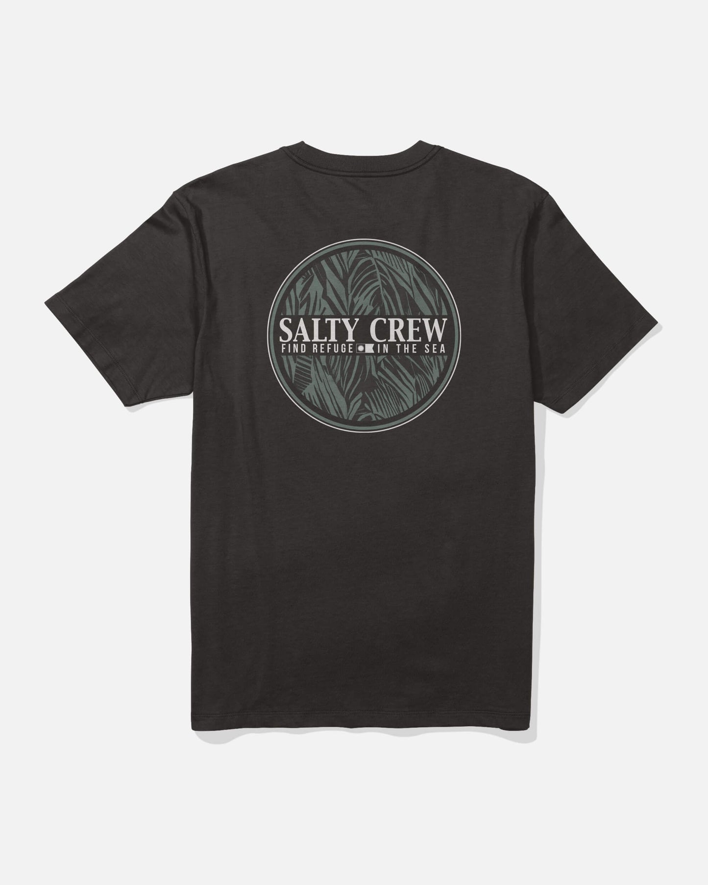 Split Fill Ss Tee - Black