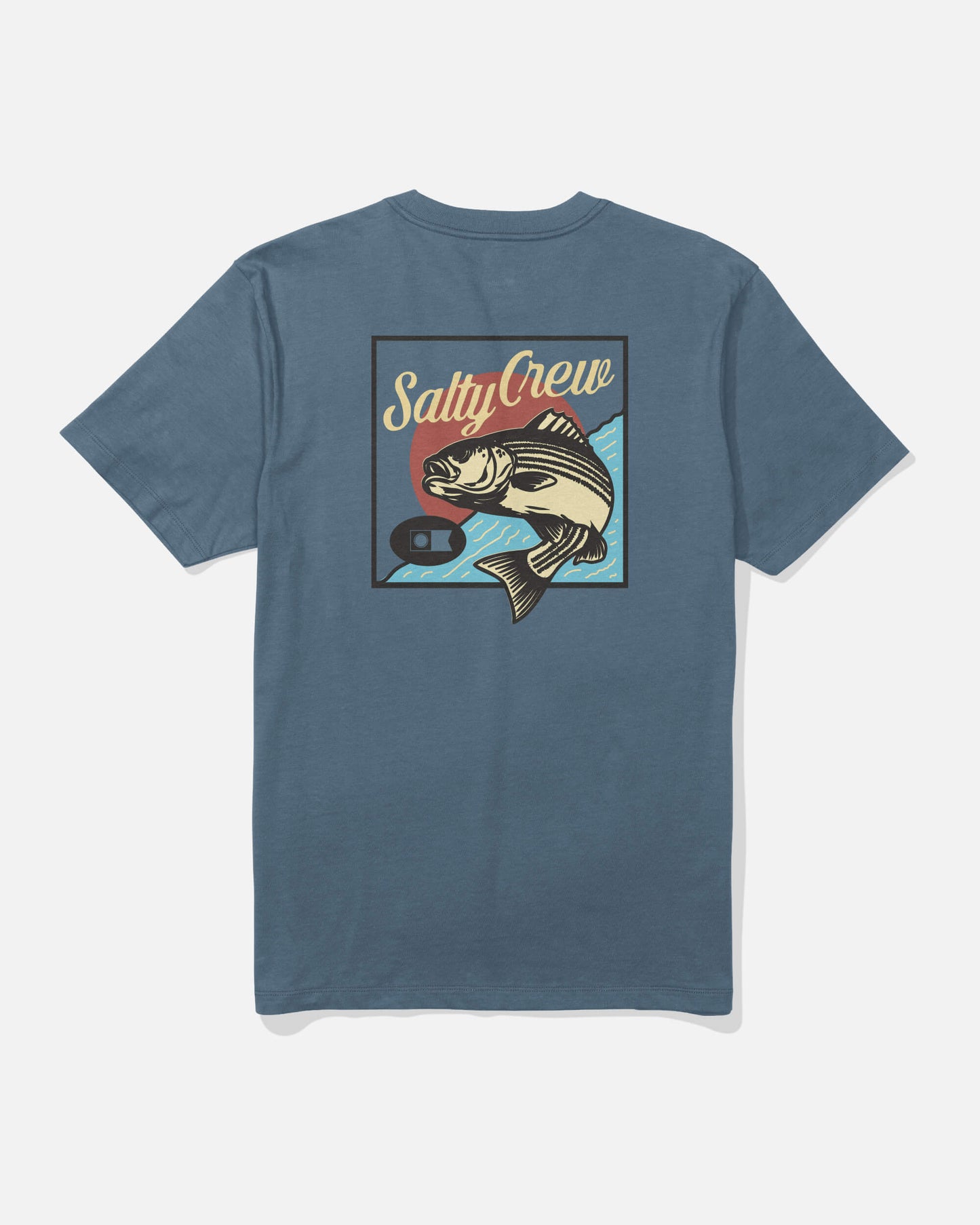 Striped Ss Tee - Slate