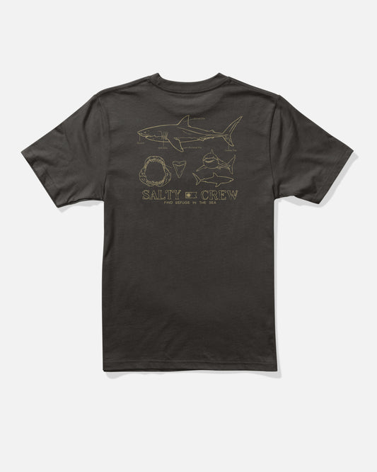 Great White Ss Tee Kids - Black