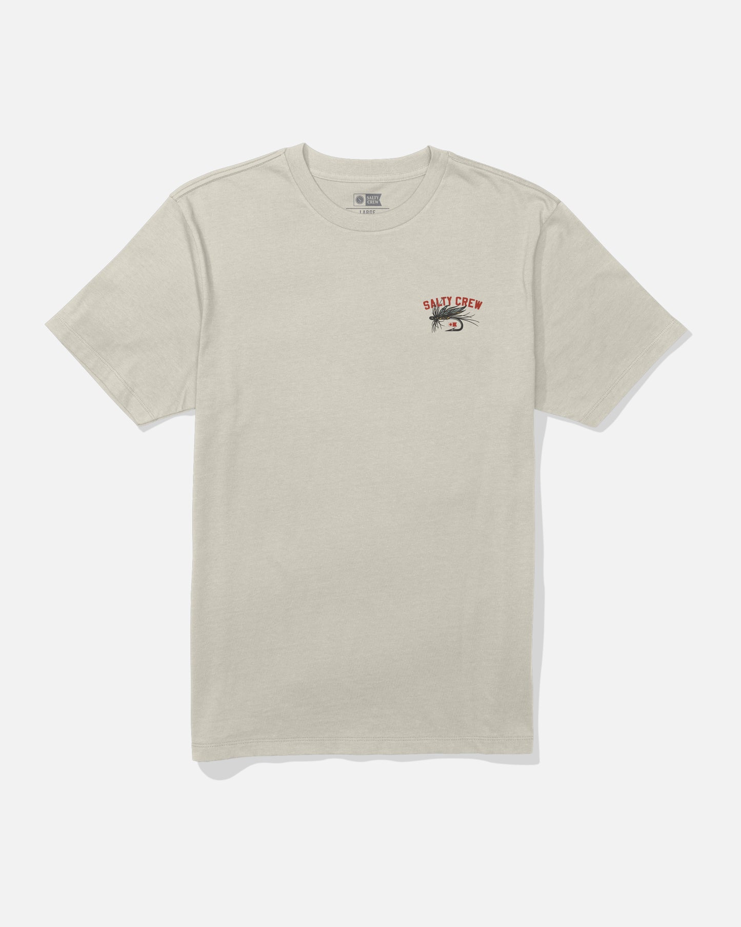 Fishing Co Ss Tee - Moonbeam