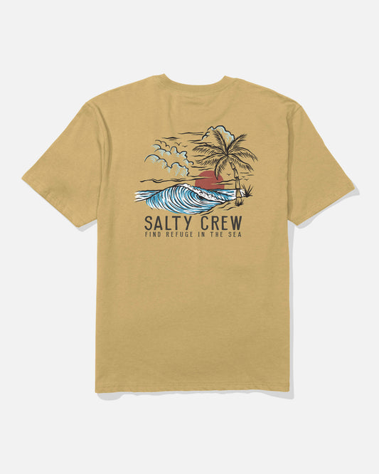 Day Off Classic Ss Tee - Mineral Yellow