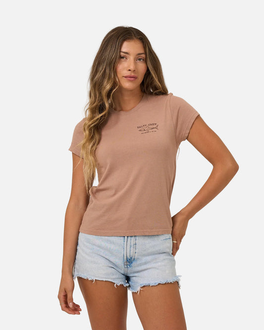 Shark Anatomy Modern Tee - Mocha