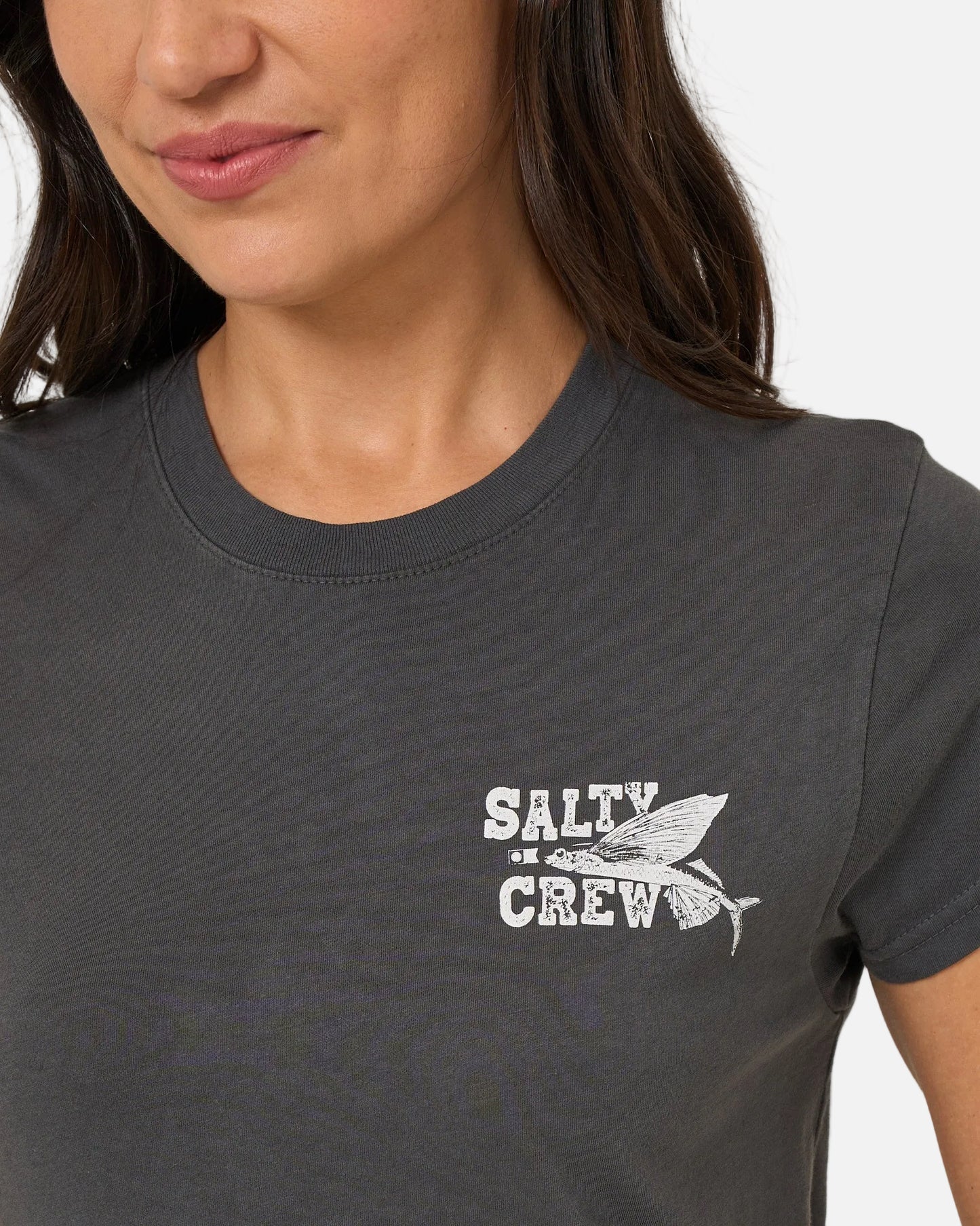 Flyer Modern Tee - Charcoal