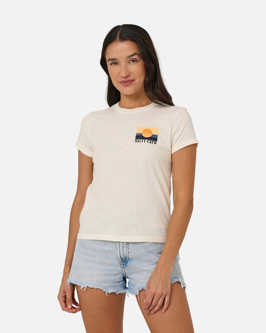 Retro Wave Modern Tee - Off White