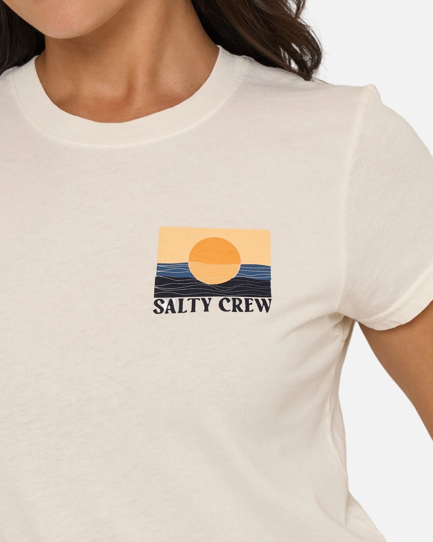 Retro Wave Modern Tee - Off White