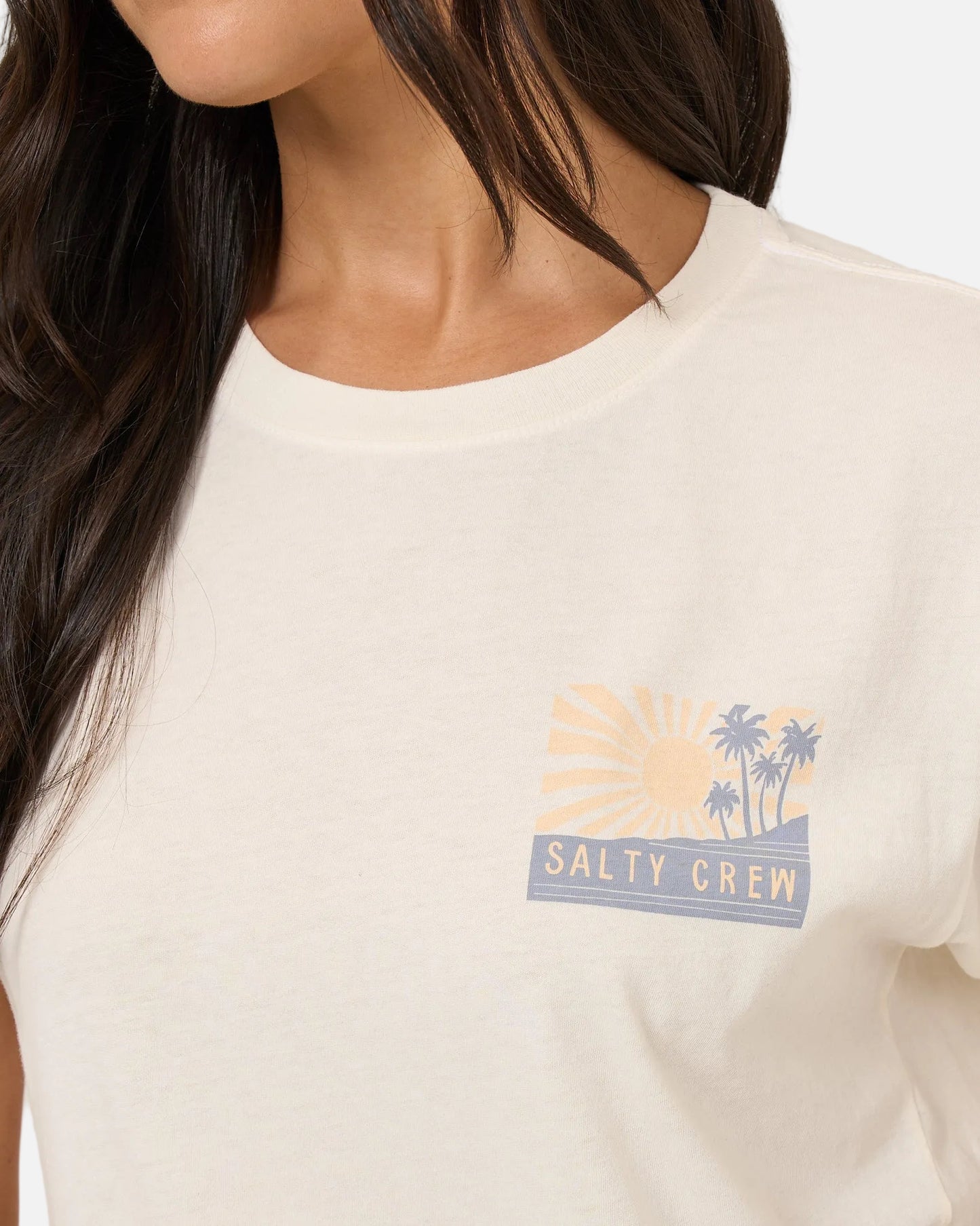 Rise And Smile Bf Tee - Off White
