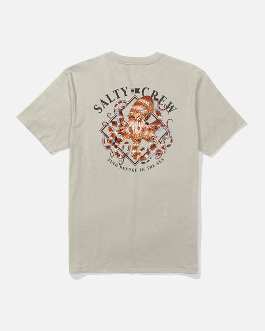 Octopod Ss Tee - Moonbeam