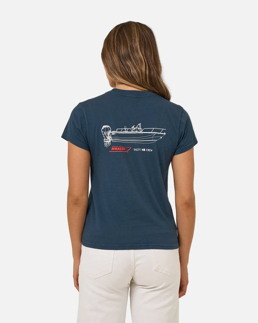 Whaler Modern Tee - Midnight Navy
