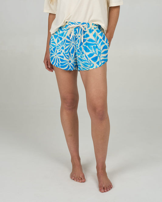 Palapa Printed Short - Bold Blue
