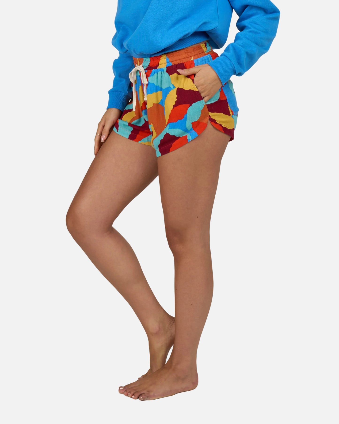 Palapa Printed Short - Chili Pepper