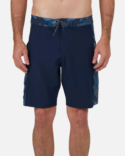 Salty Crew Men - Transom Utility Boardshort - Blue Camo