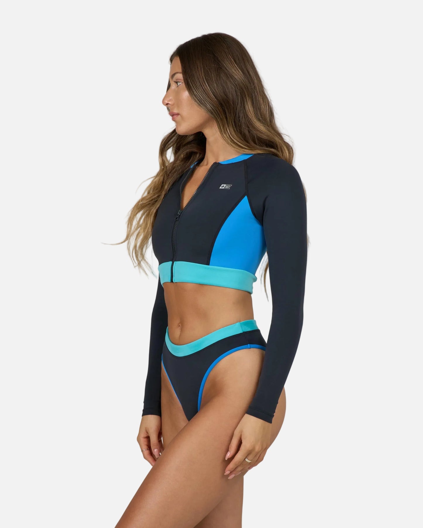 Surf Break Cheeky Pant Bottom - Black
