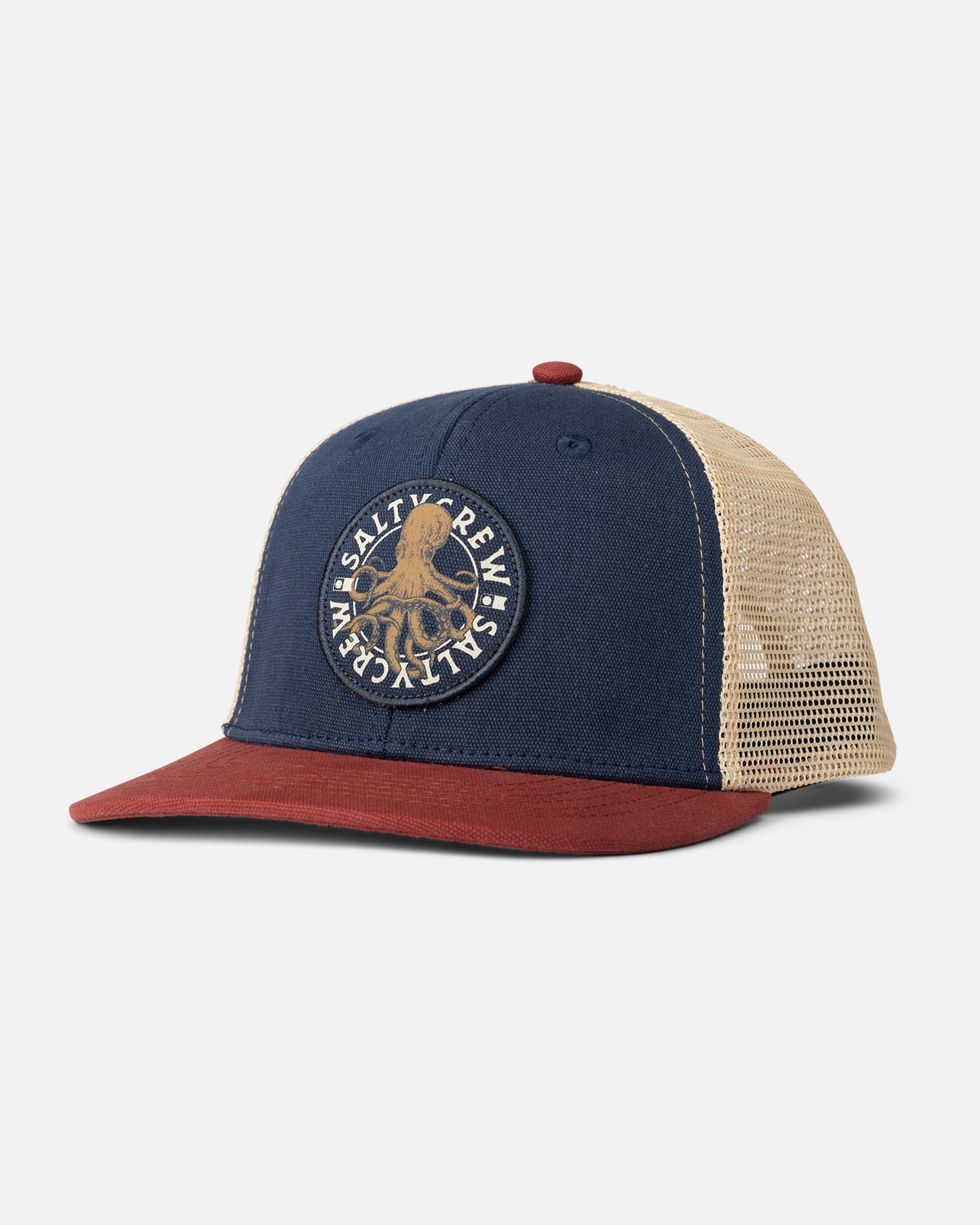 Tentacles Retro Kids - Navy/Burgundy