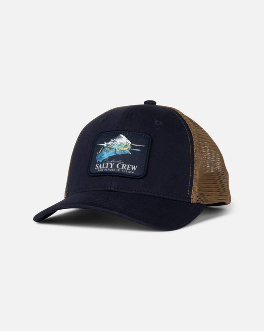 Mahi Surface Trucker - Navy/Gold