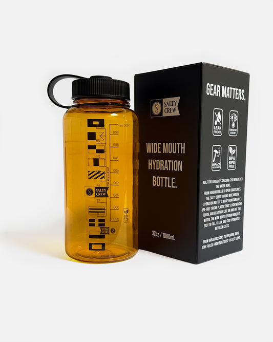 Wide Mouth Hydration Bottle - Mineral Yellow Black