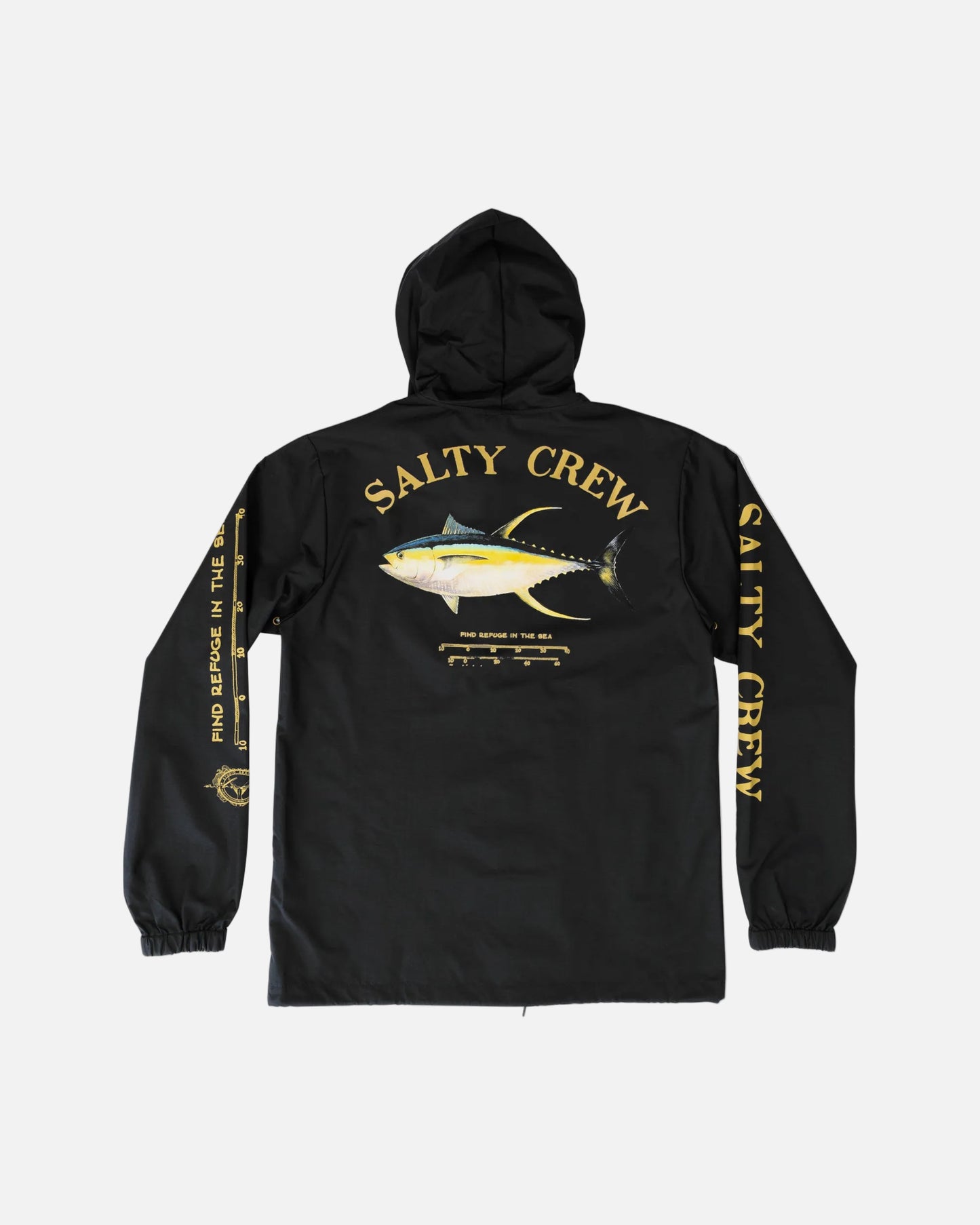 Salty Crew Men - Ahi Mount Black Snap Jacket