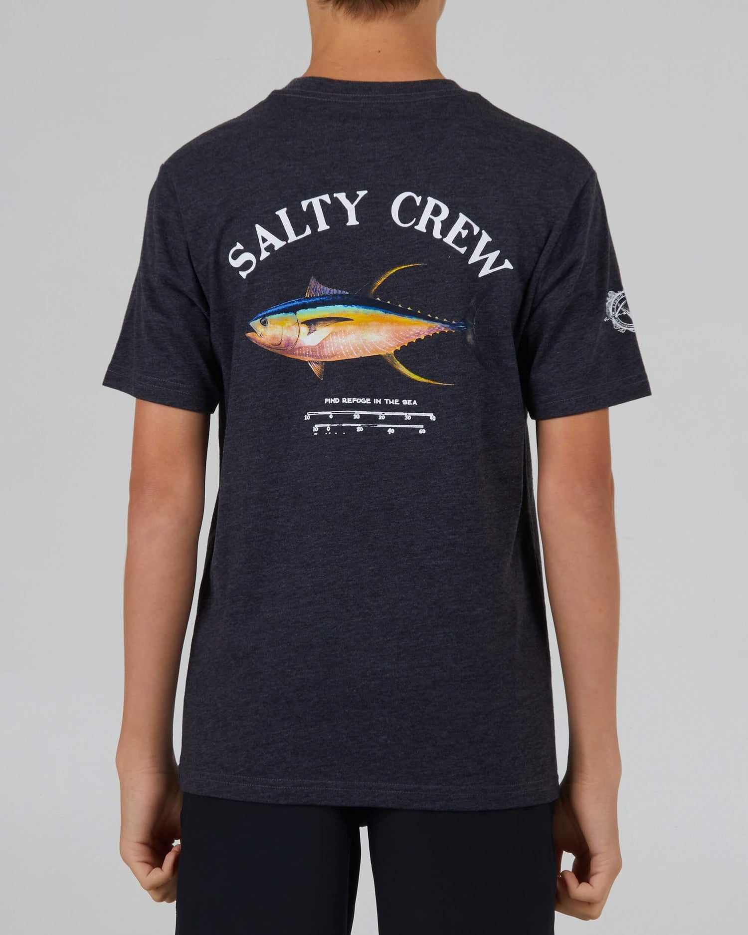 Salty Crew Boys - Ahi Mount Boys S/S Tee - Charcoal Heather