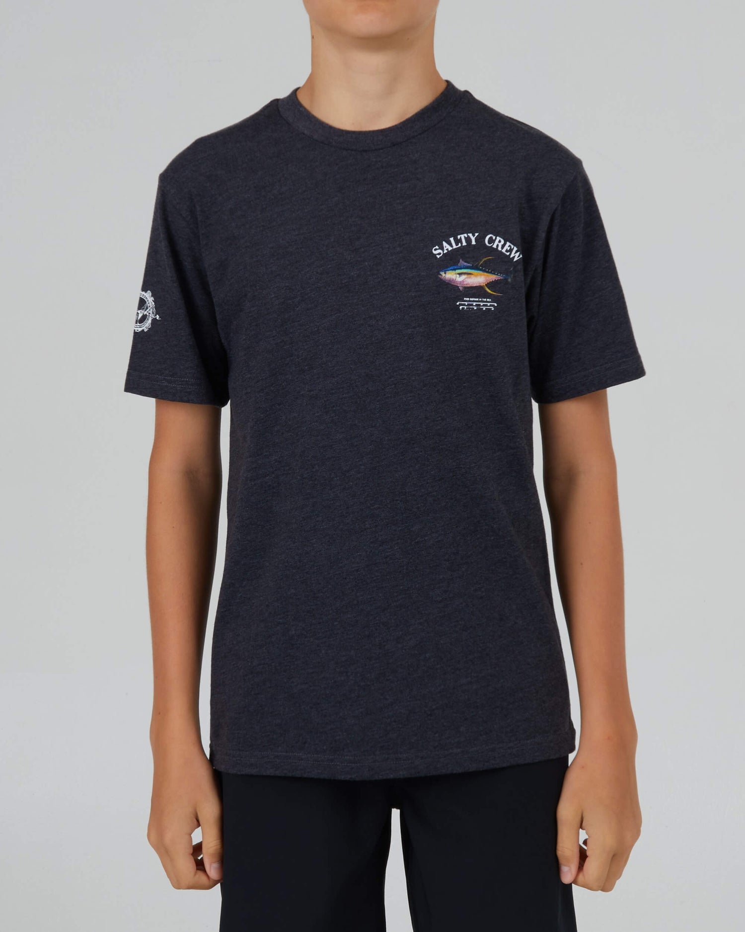 Salty Crew Boys - Ahi Mount Boys S/S Tee - Charcoal Heather