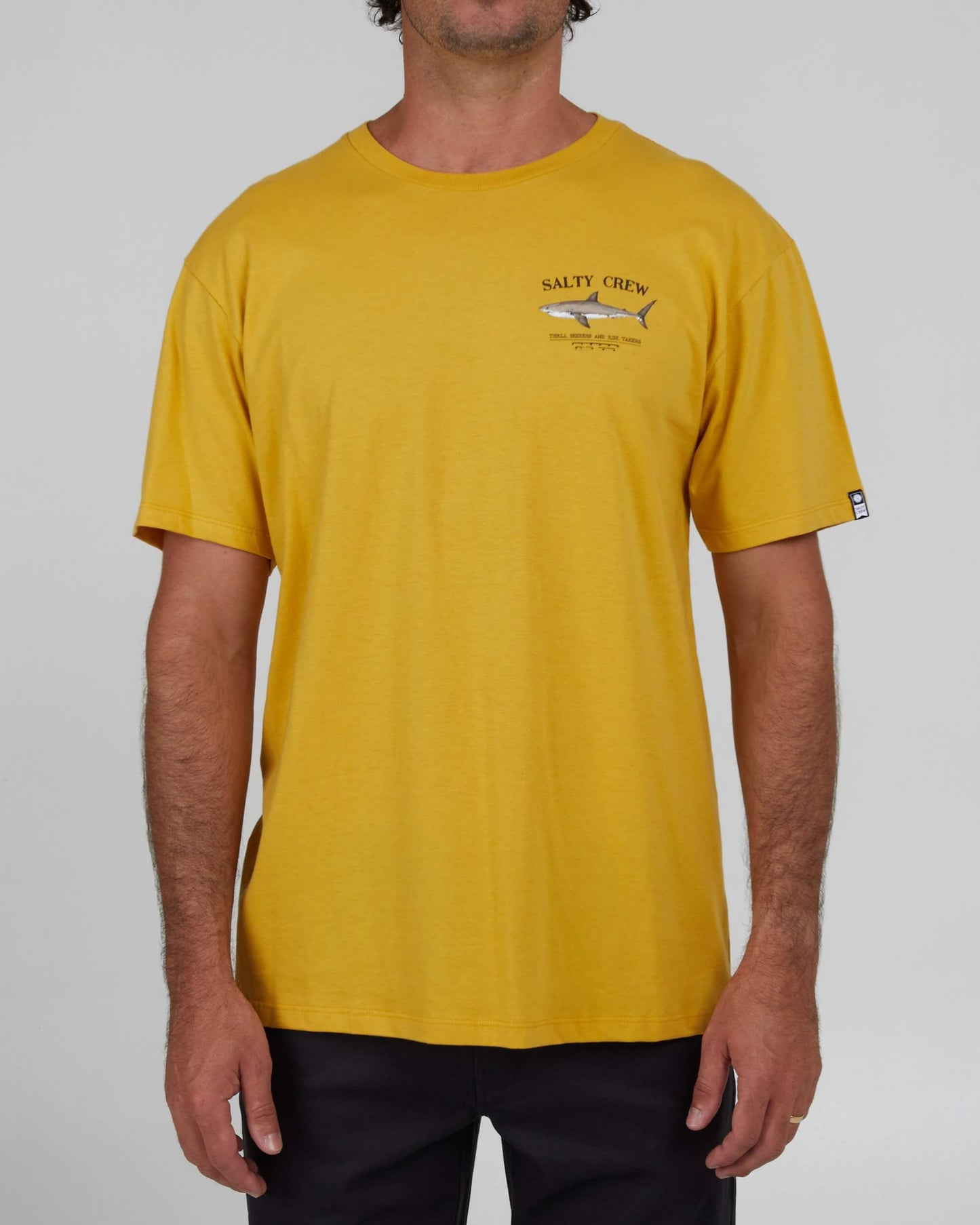 Salty Crew Men - Bruce Premium S/S Tee - Mustard