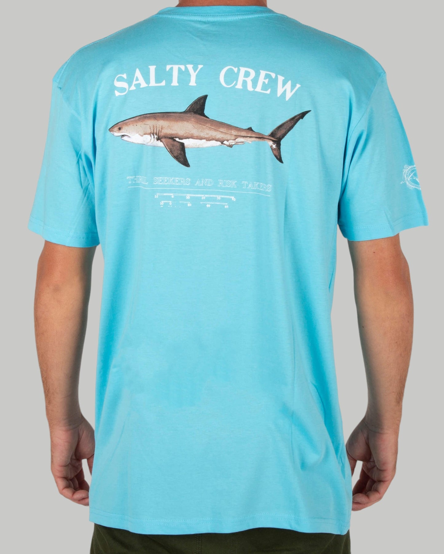 Salty crew Men's Tees Bruce Pacific Blue Premium S/S Tee in PACIFIC BLUE