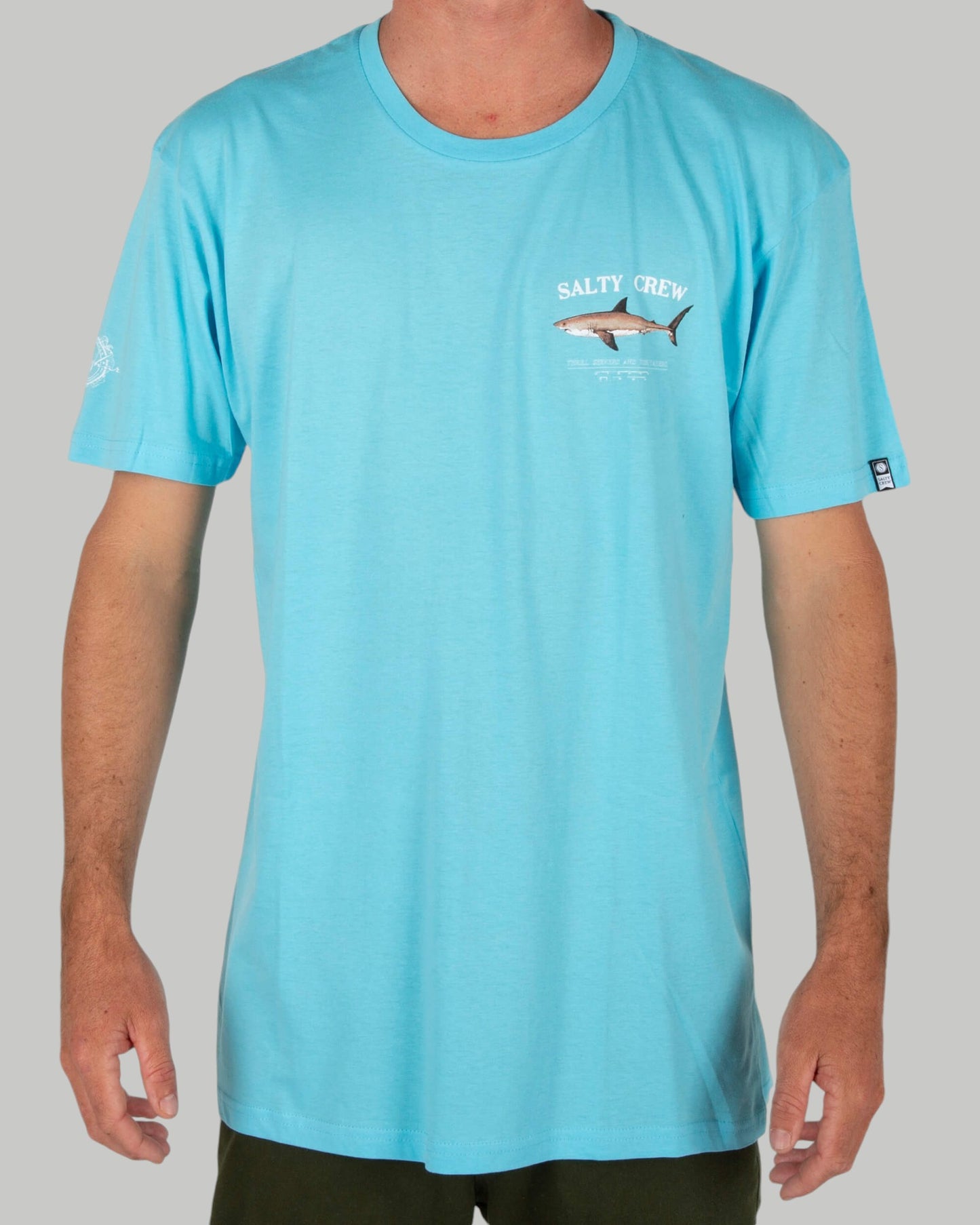 Bruce Premium S/S Tee - Pacific Blue