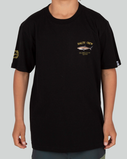 Bruce  S/S Tee Kids - Black