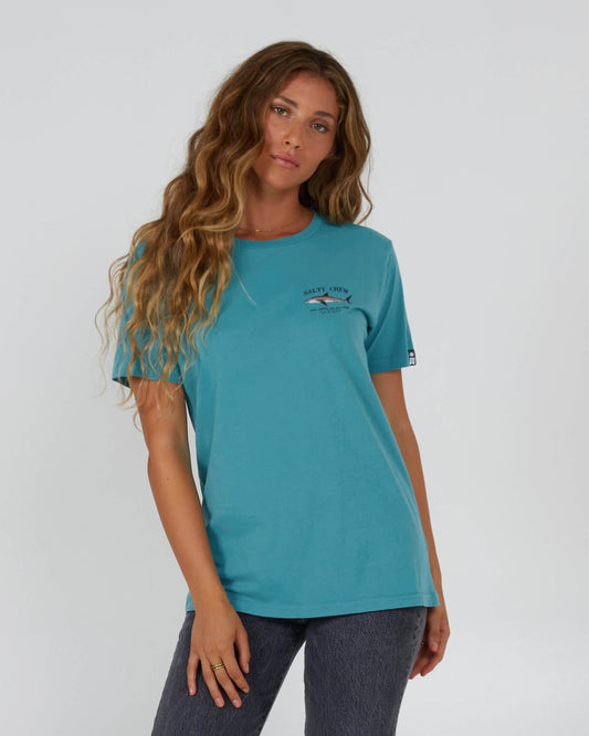 Salty Crew Womens - Bruce Boyfriend Tee - Sea Green