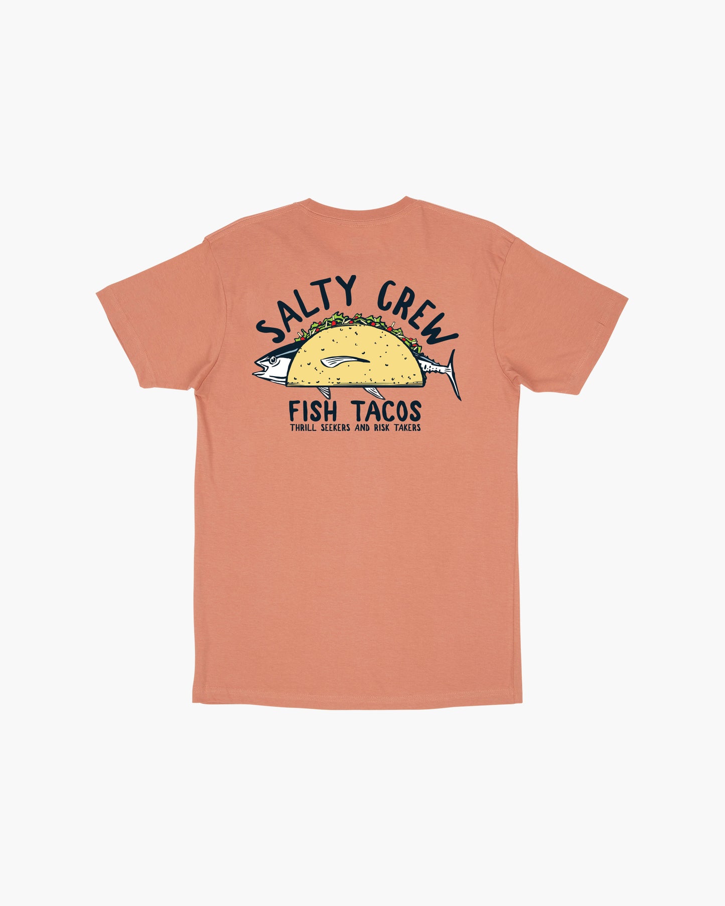 Salty Crew Men's Tees BAJA FRESH PREMIUM S/S TEE in Coral