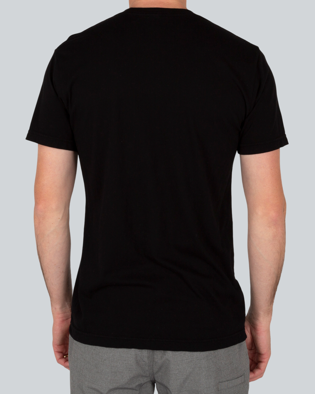 Shouldered Prem Pocket S/S Tee - Black