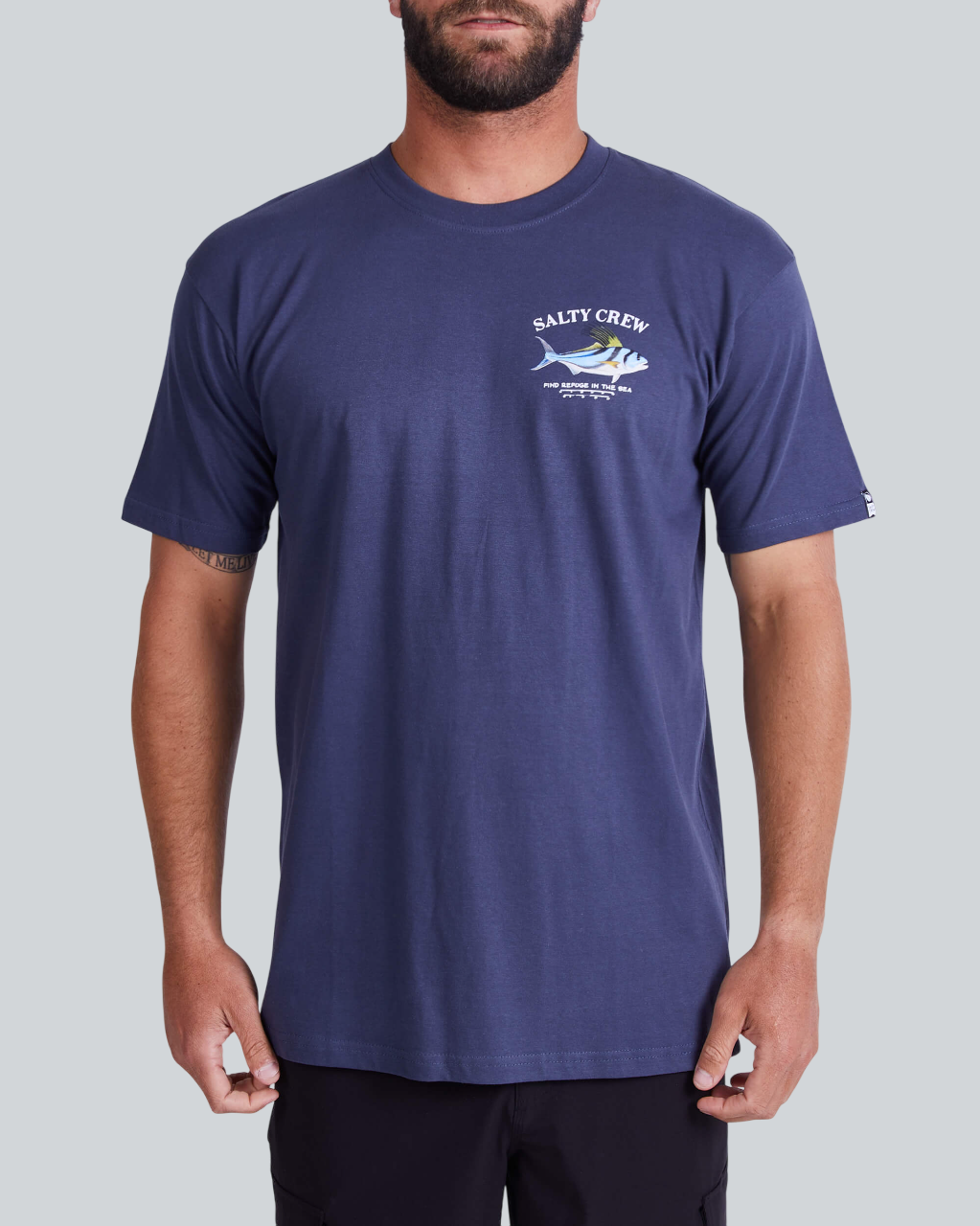 Rooster Harbor Blue Premium S/S Tee