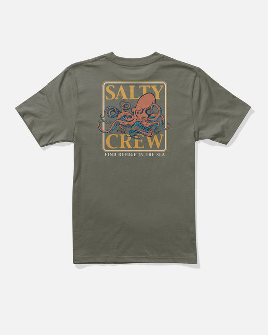 Ink Slinger  S/S Tee Kids - Dusty Olive