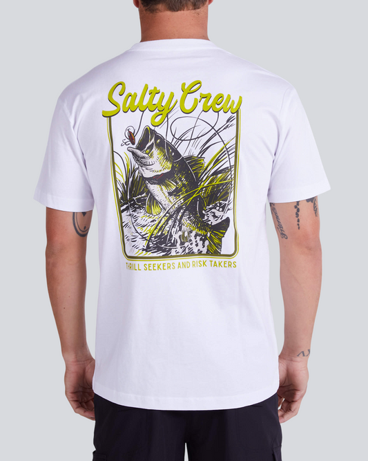 Largemouth Premium S/S Tee - White