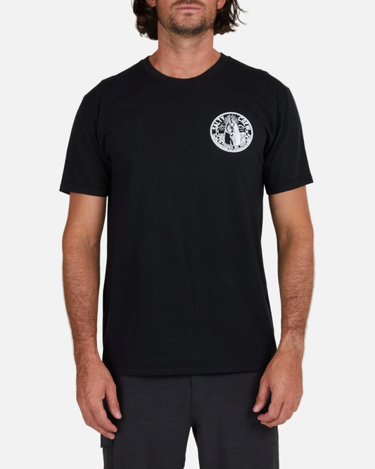 Salty crew T-SHIRTS S/S IN FISHING WE TRUST S/S TEE - Black in Black
