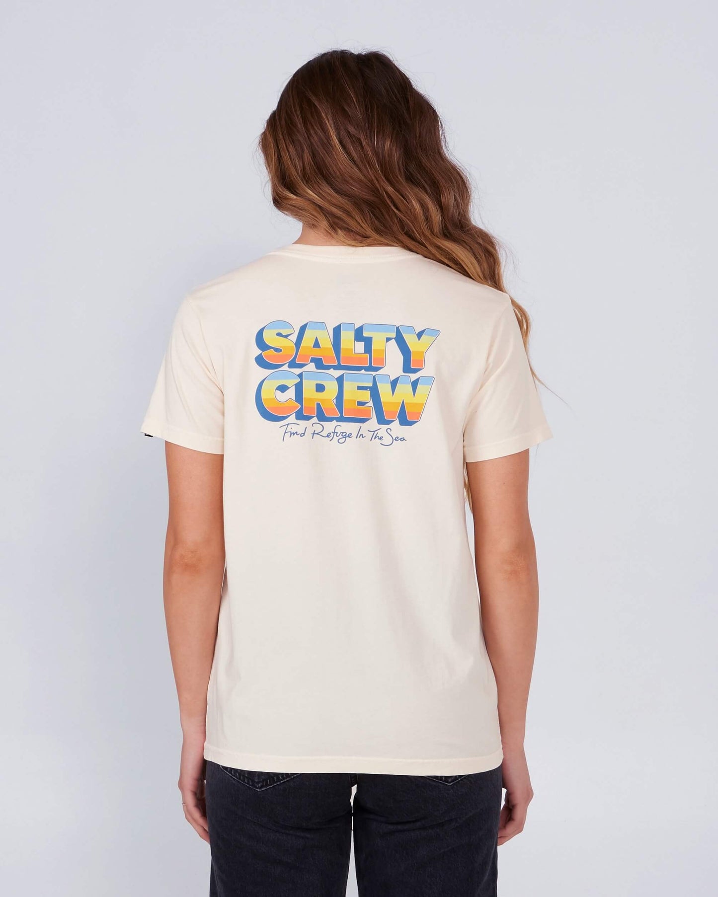 Salty Crew Womens - Summertime Boyfriend Tee - Bone