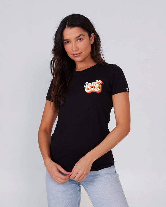 Salty Crew Womens - Salty Seventies Classic Tee - Black