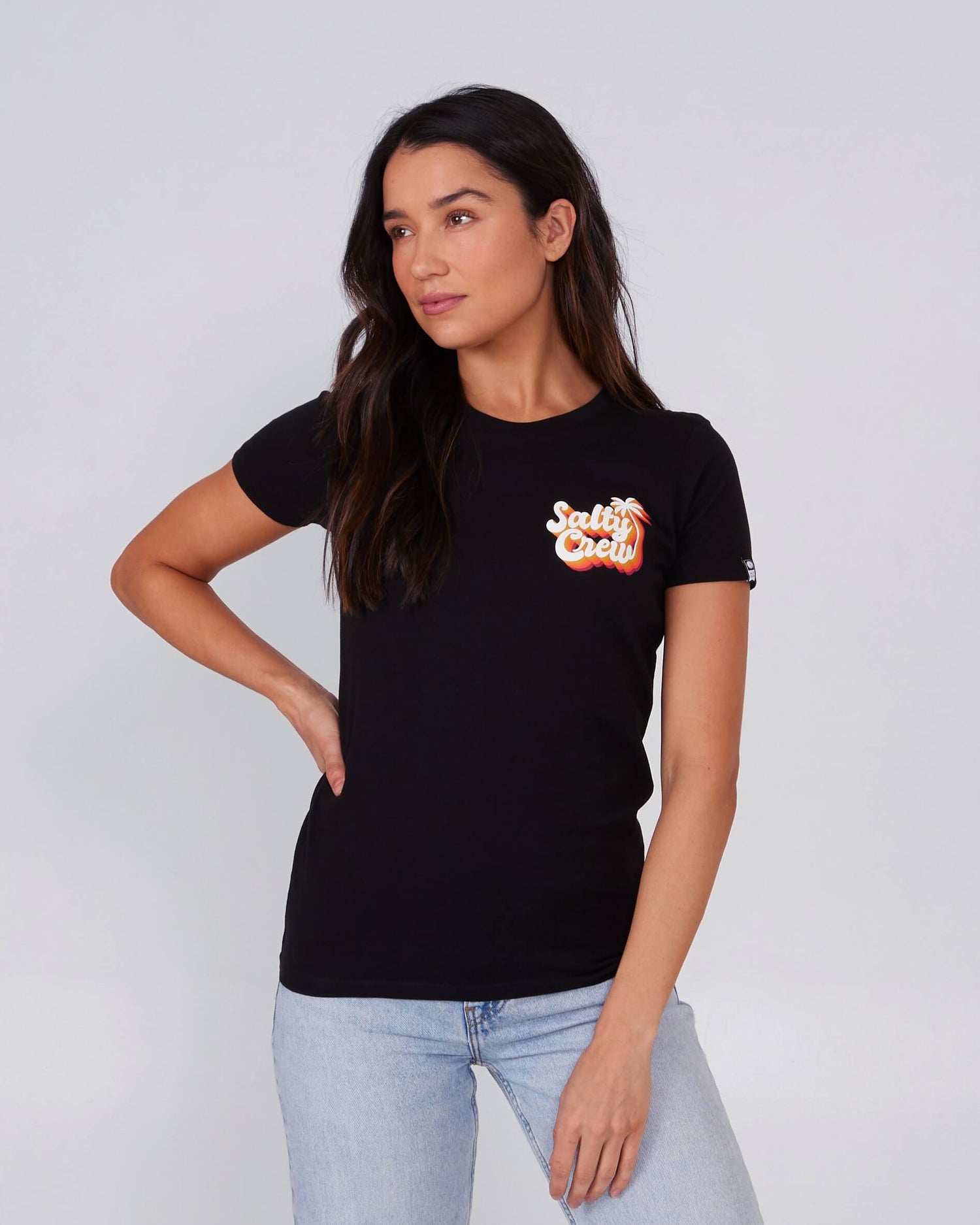 Salty Crew Womens - Salty Seventies Classic Tee - Black