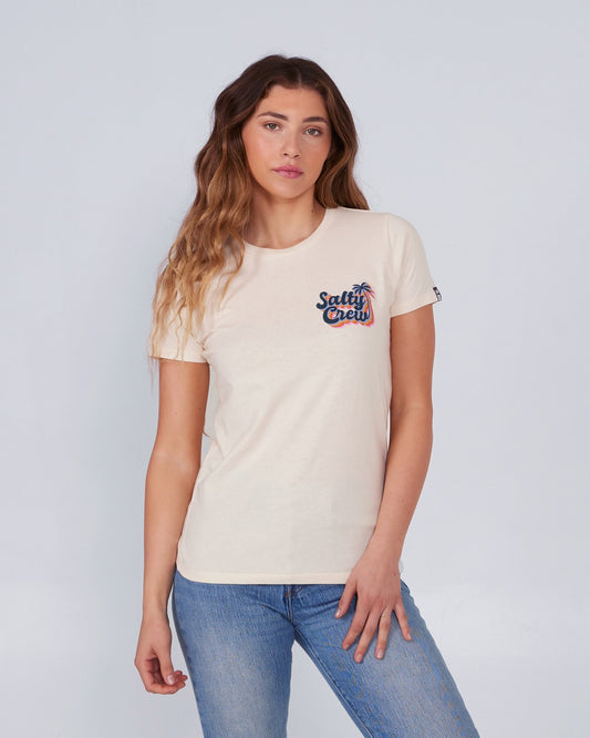 Salty Crew Womens - Salty Seventies Classic Tee - Bone