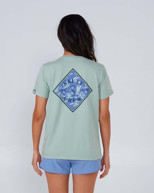 Salty Crew Womens - Printed Tippet Boyfriend Tee - Jade