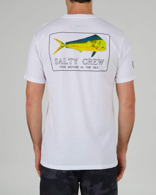 Salty Crew Men - Golden Mahi Premium S/S Tee - White