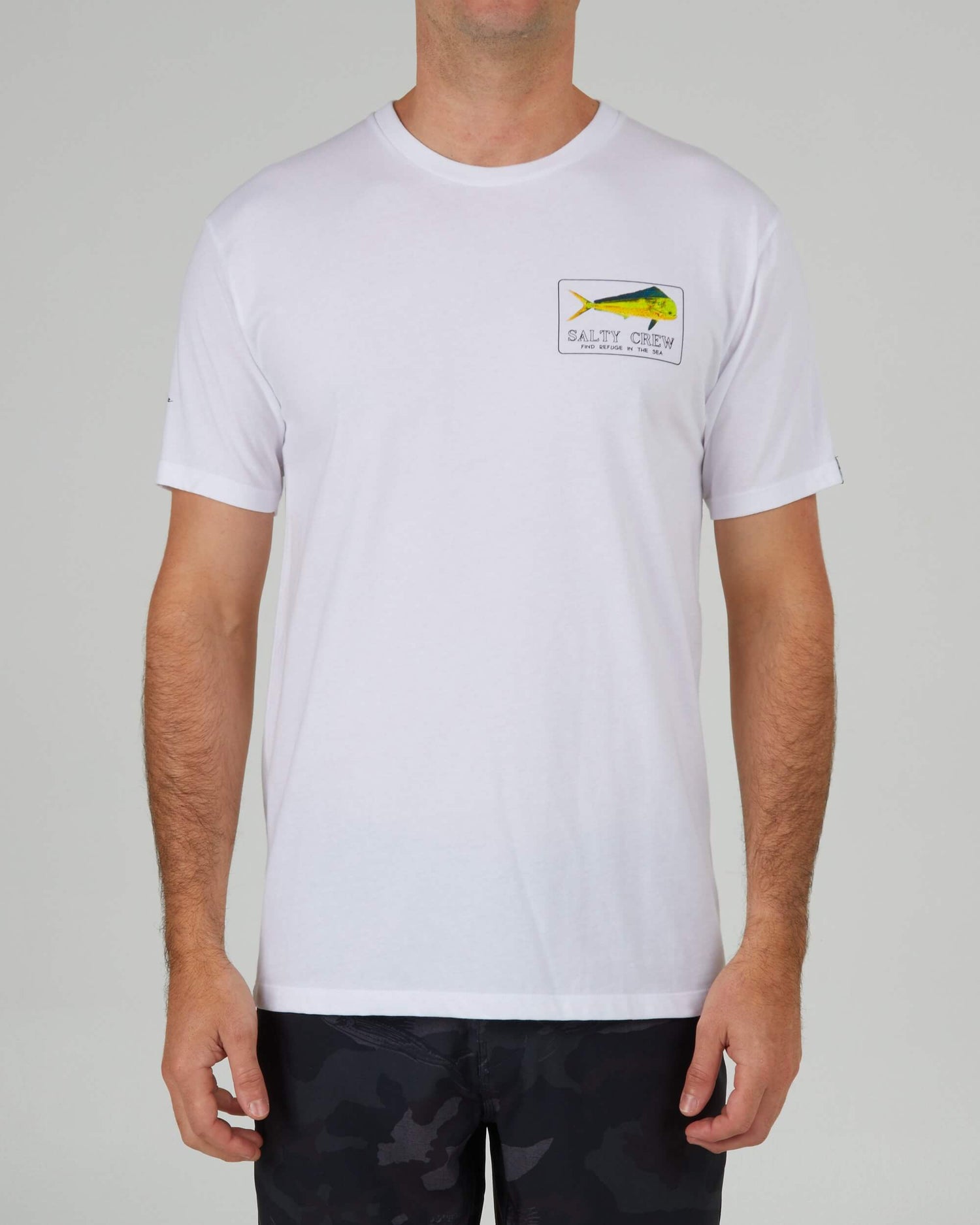 Salty Crew Men - Golden Mahi Premium S/S Tee - White